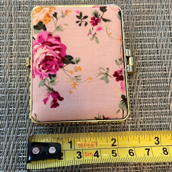 #57 Retro Floral Rectangle Compact Mirror - Picture 9 of 9